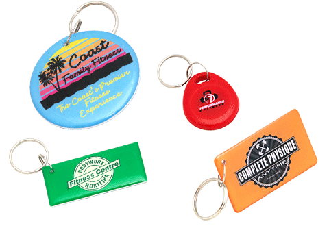 variety of custom fobs